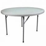 5 Foot Round Plastic Table
